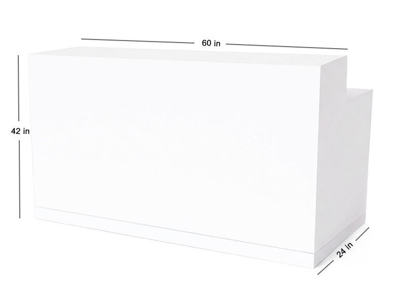 Bar Rectangular Double Top (5ft) - Image 2
