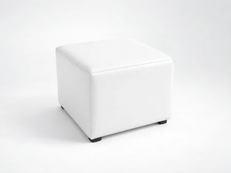 Ottoman for event furniture rental in Miami