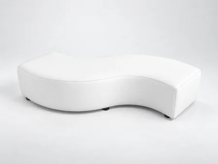 S Bench for event furniture rental in Miami