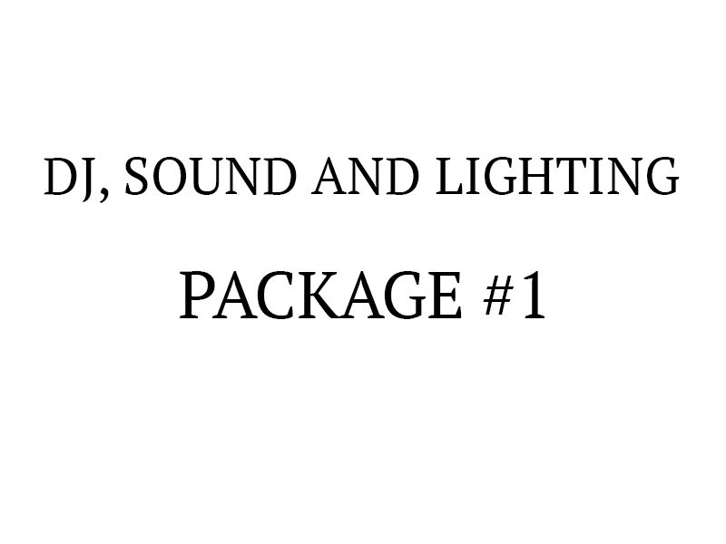 DJ, SOUND AND LIGHTING