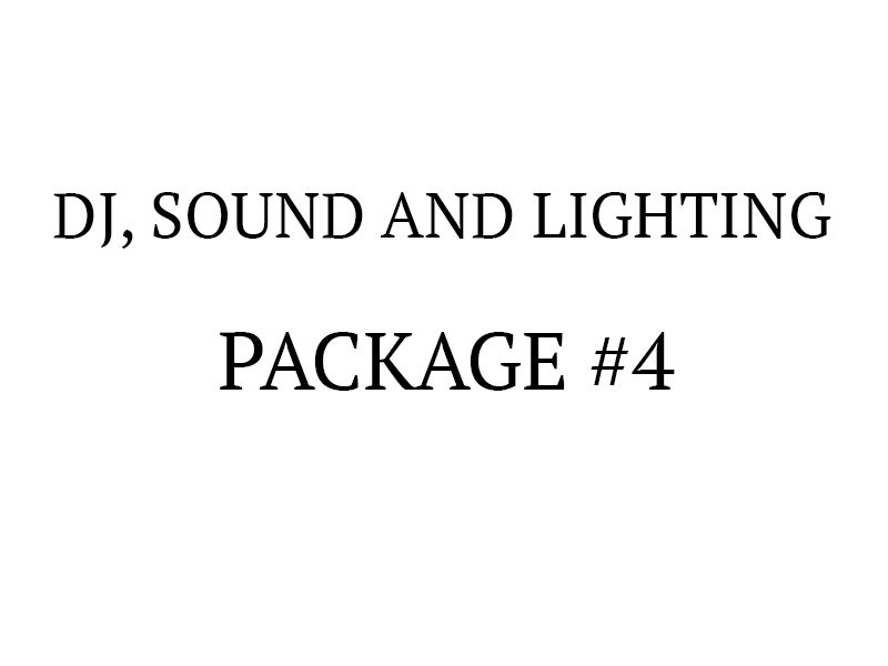 DJ, SOUND AND LIGHTING