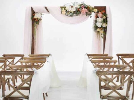 Wood ceremony arch rental - Event Rentals Miami - Wedding rentals - Party Rentals