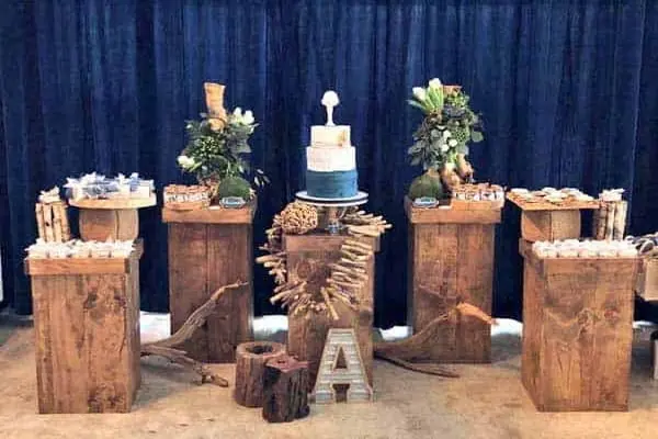Rustic Pedestals Rustic Pedestals
