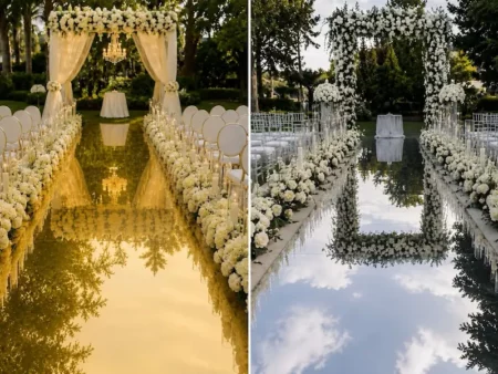 Ceremony Silver and Mirror Aisle